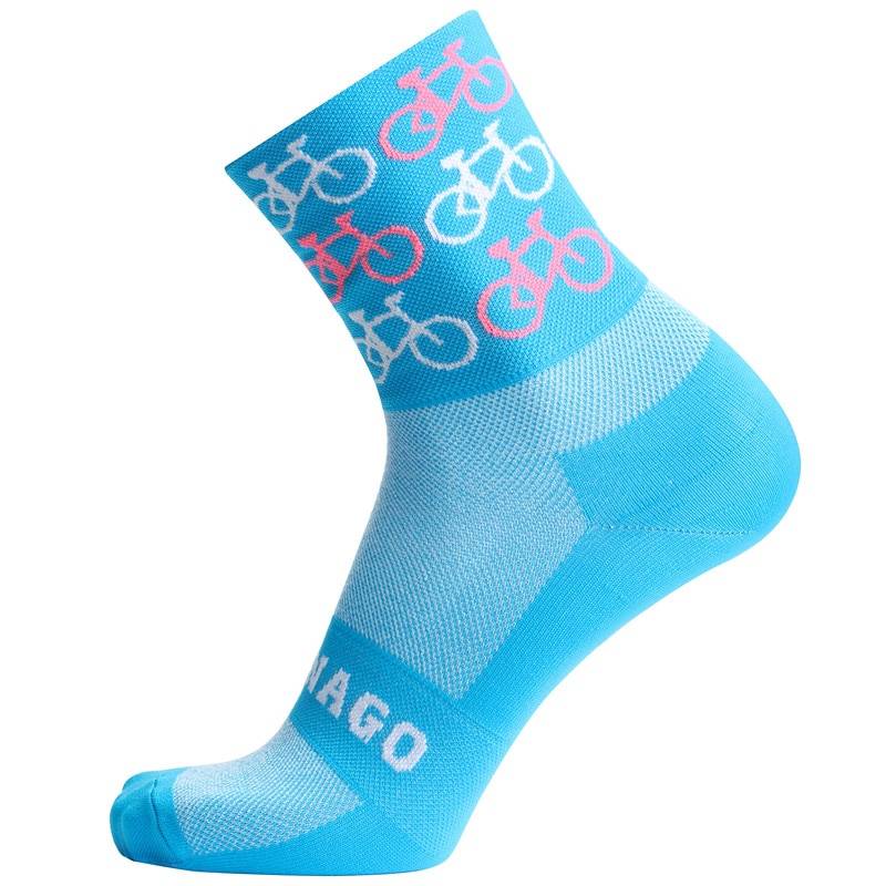 Bicycle Printed Unisex Cycling Sports Socks Fitness Accessories Socks cb5feb1b7314637725a2e7: Black|Blue|Gray|Pink|Yellow
