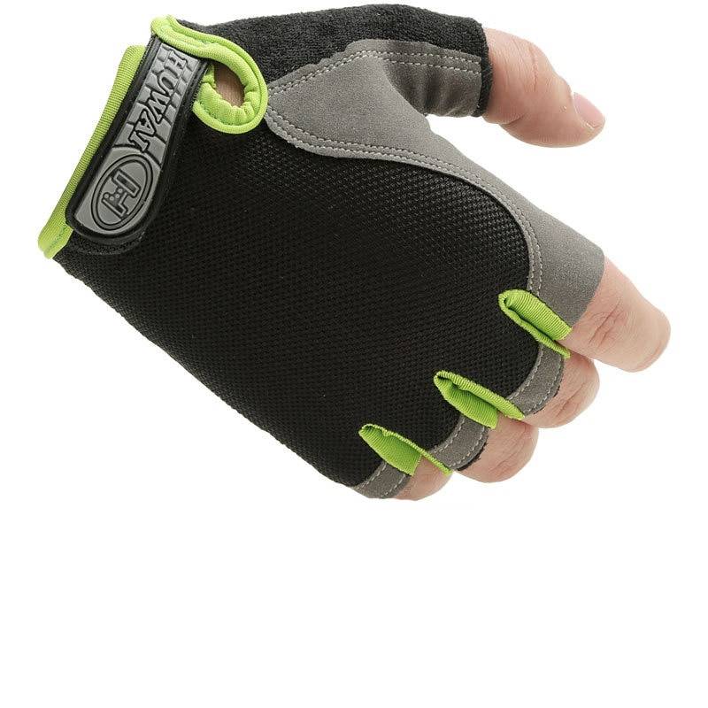 Elastic Summer Half-Finger Cycling Gloves Fitness Accessories Gloves cb5feb1b7314637725a2e7: Black|Blue|Gray|Green|Orange|Red