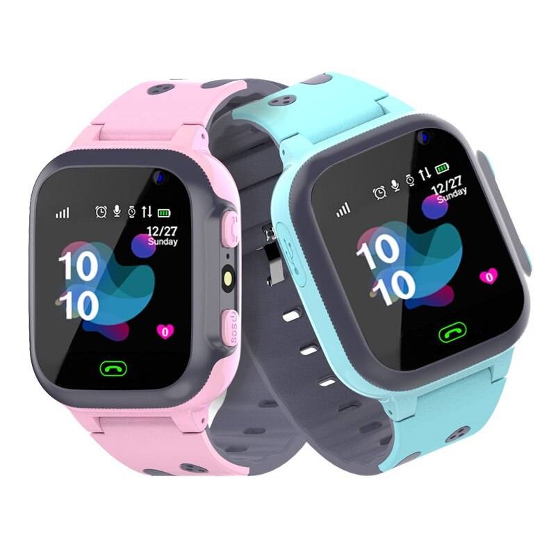 Children’s Waterproof Smart Watch with Flashlight Health & Sports Gadgets Smartwatches cb5feb1b7314637725a2e7: Blue|Pink