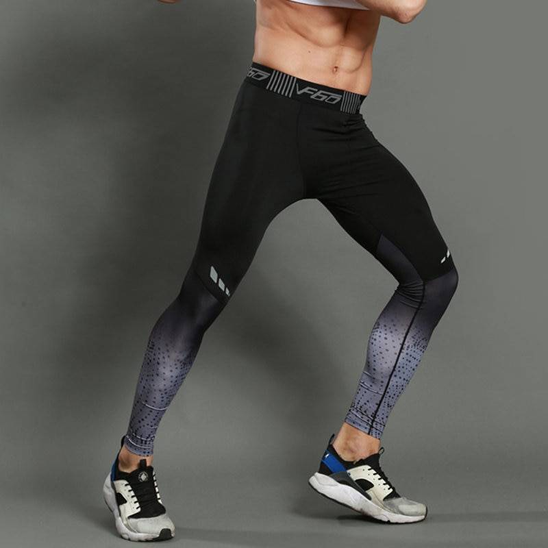 Buy Adidas men sports fit run long tights black Online | Brands For Less