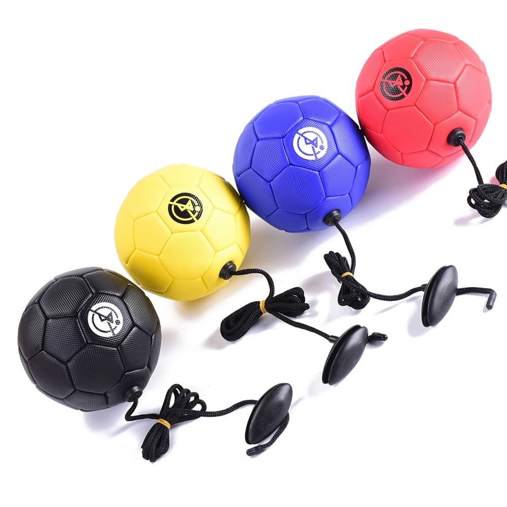 Football Kick Training Balls with String Balls Sports Equipment cb5feb1b7314637725a2e7: Black|Blue|Red|Yellow