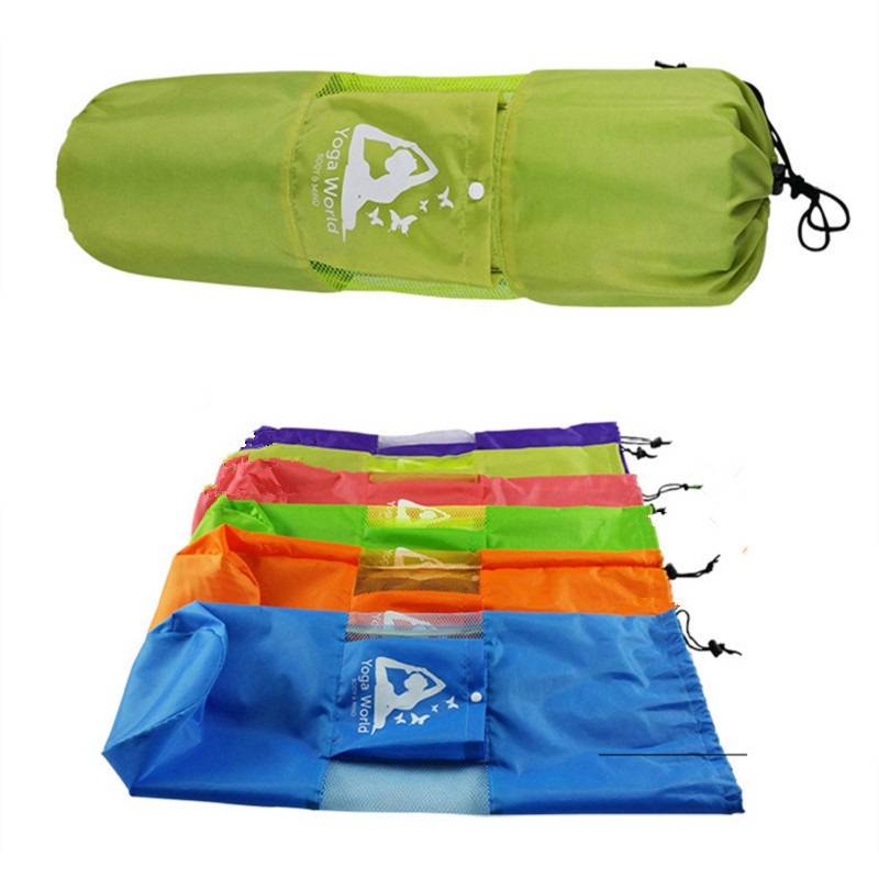 6 mm Patterned Yoga Mat with Bag Mats Yoga Supplies cb5feb1b7314637725a2e7: Blue|Green|Pink|Red