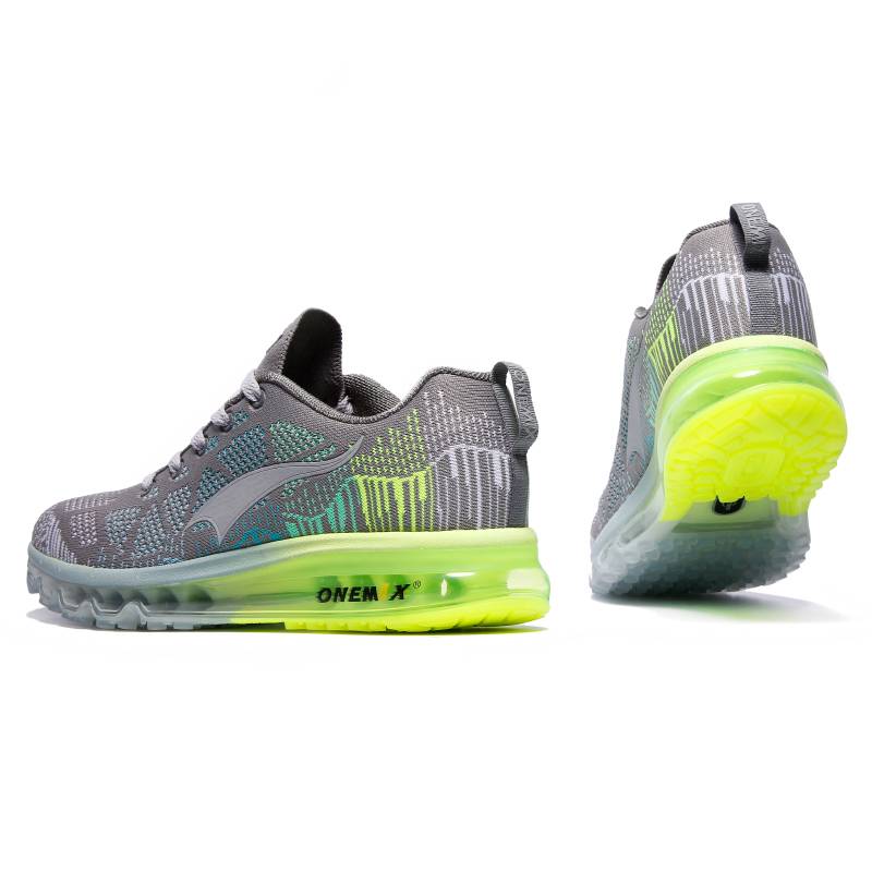 Men’s Shock Dampening Running Shoes Shoes Women Sports Wear a1fa27779242b4902f7ae3: Black|Black/Green|Blue/Green|Gray/Green|Orange/Green