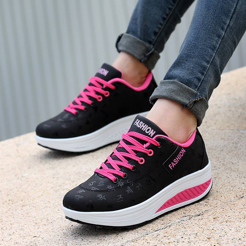 Women’s Running Breathable Sneakers Shoes Women Sports Wear cb5feb1b7314637725a2e7: Black|Brown|Khaki|Red