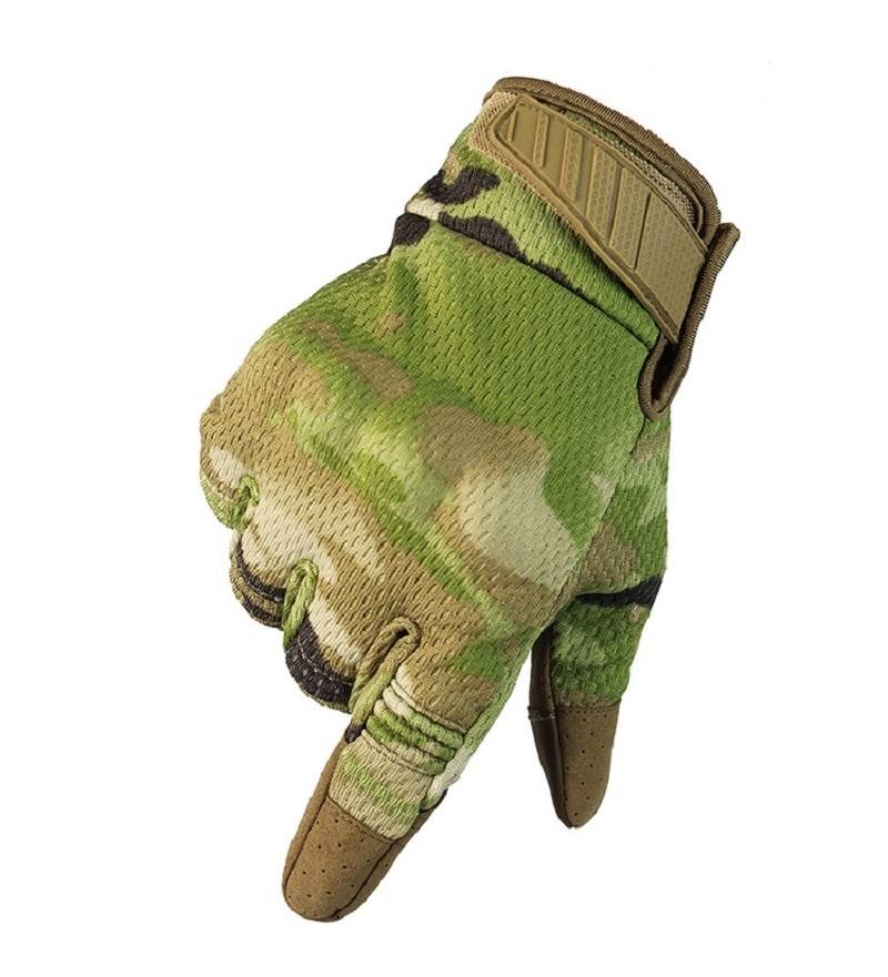 Men's Camouflage Full Finger Cycling Gloves