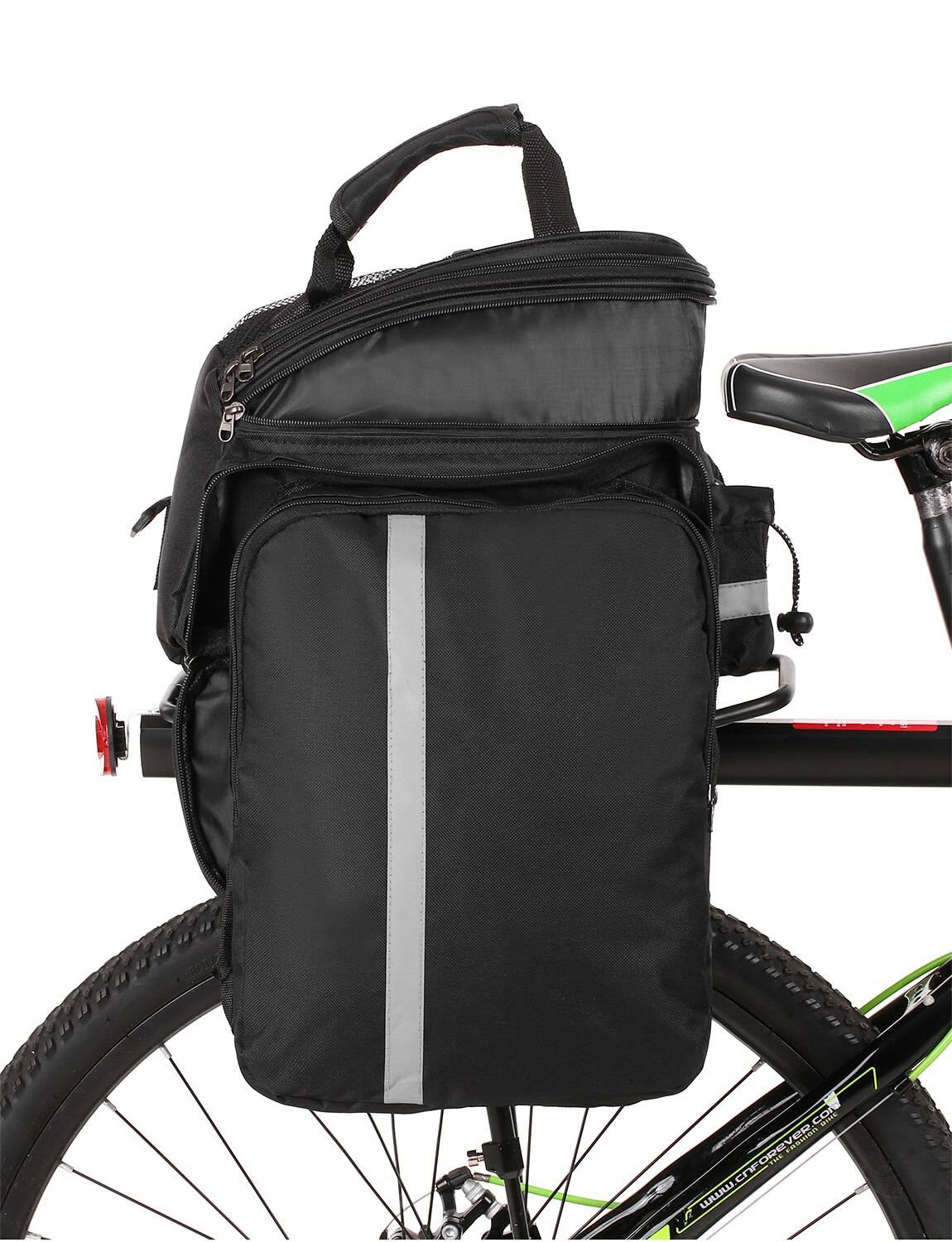 Multifunctional Bicycle Rear Bag with Rain Cover