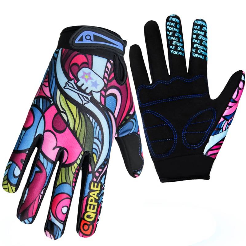 Women’s Printed Shockproof Cycling Gloves Fitness Accessories Gloves 6f6cb72d544962fa333e2e: L|M|S|XL
