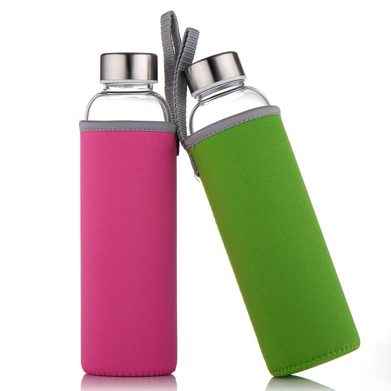 Portable Glass Bottle with Bag Bottles & Shakers Fitness Accessories 3b8f7696879f77dfc8c74a: 280 ml|360 ml|550 ml